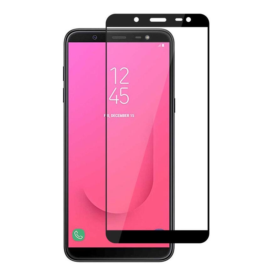 Galaxy J6 Plus Fully Covered 3D Tempered Glass Screen Protector