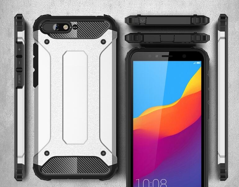 Huawei Y6 2018 Case Armor  Rugged Holster Case