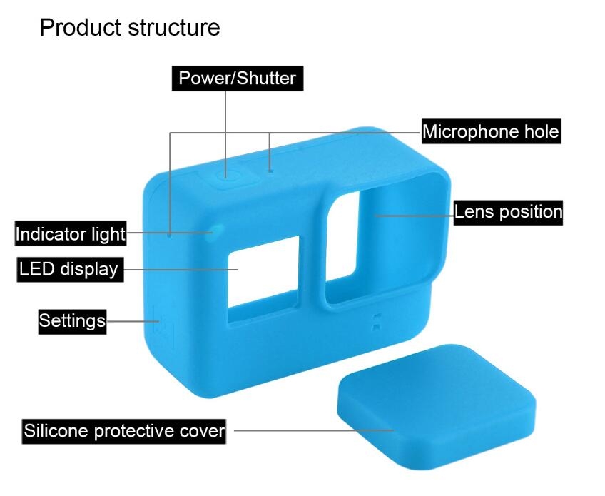 Silicone Case compatible with GoPro HERO 7