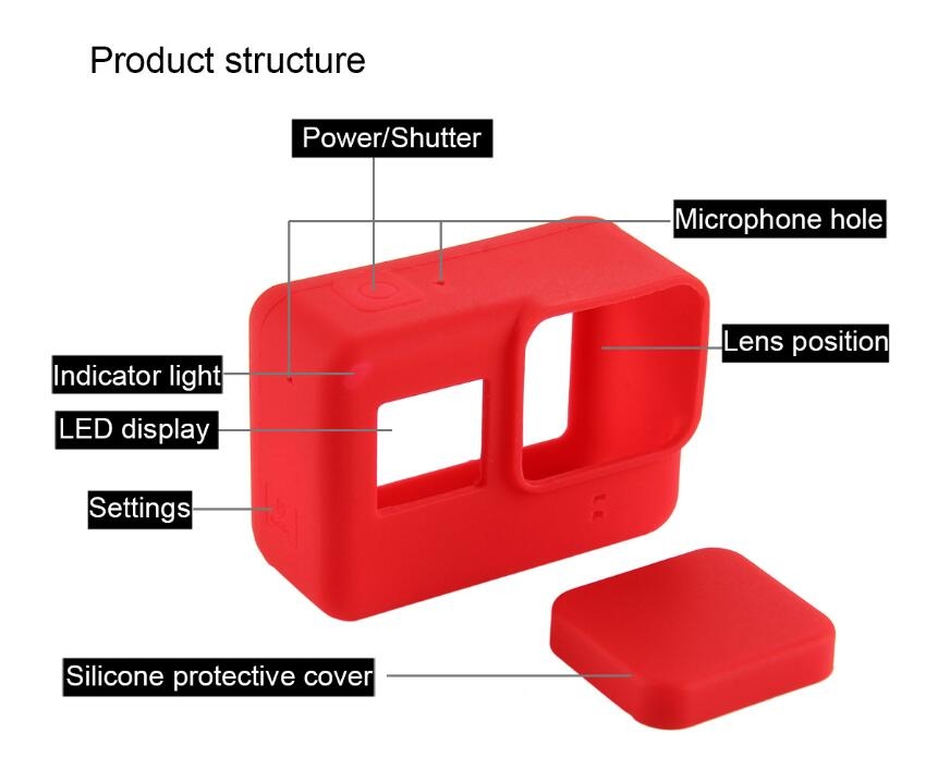Silicone Case compatible with GoPro HERO 7
