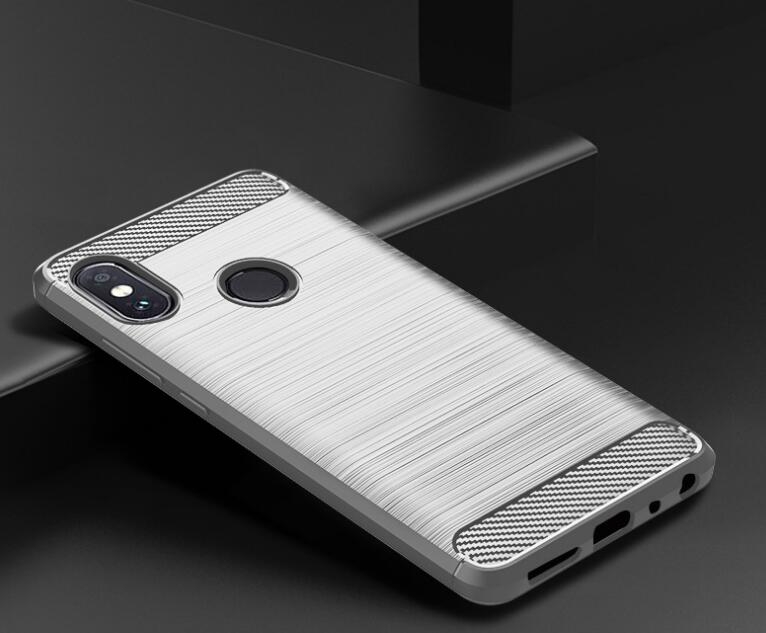 Xiaomi Redmi Note 5 Case Carbon Fibre Shockproof Armour Case