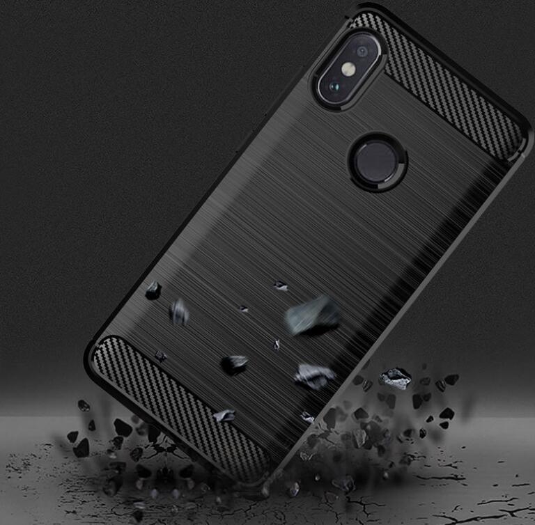 Xiaomi Redmi Note 5 Case Carbon Fibre Shockproof Armour Case