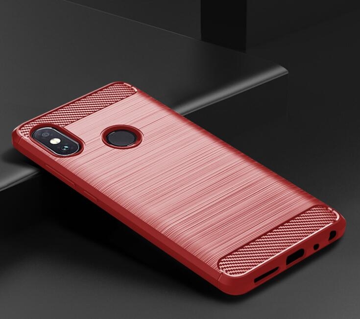 Xiaomi Redmi Note 5 Case Carbon Fibre Shockproof Armour Case