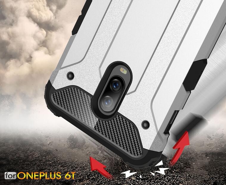 OnePlus 6T Case Armor  Rugged Holster Case