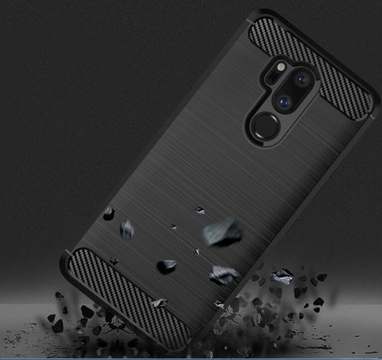 LG G7 Case Carbon Fibre Shockproof Armour Case