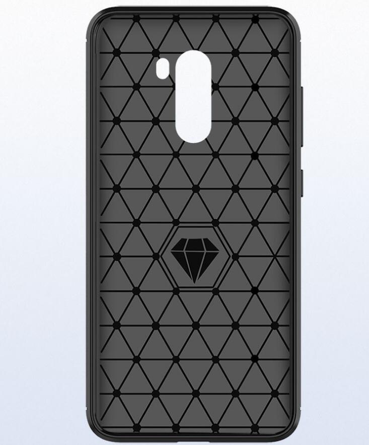 Xiaomi Pocophone F1 Case Carbon Fibre Shockproof Armour Case
