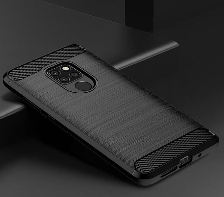 Huawei Mate 20 Case Carbon Fibre Shockproof Armour Case