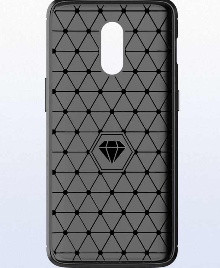 OnePlus 6T Case Carbon Fibre Shockproof Armour Case