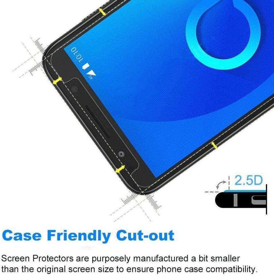 alcatel 1x Tempered Glass Screen Protector