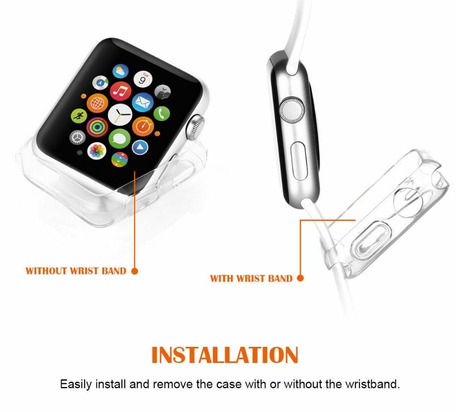 Apple Watch 44mm Series 4 gel Soft TPU Case
