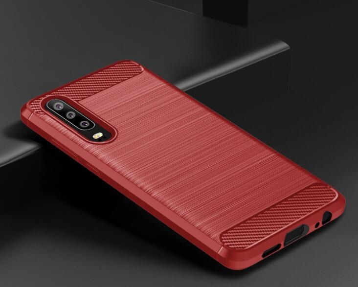 Huawei P30 Case Carbon Fibre Shockproof Armour Case