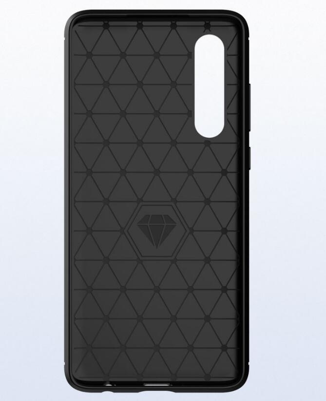 Huawei P30 Case Carbon Fibre Shockproof Armour Case