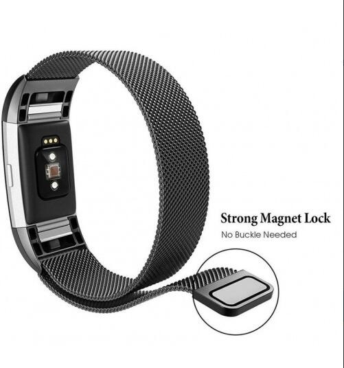 Fitbit Charge 3 Replacement Bands stainless steel-large