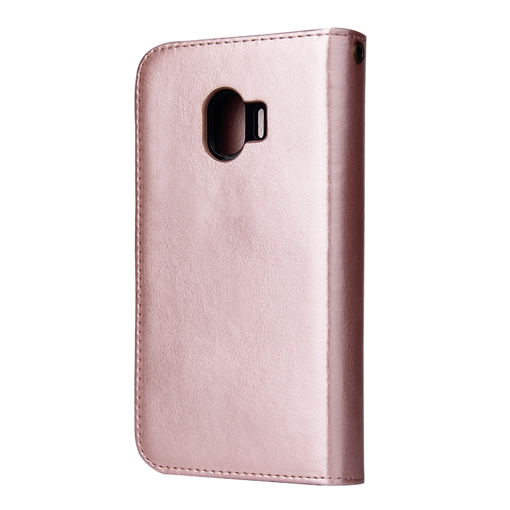 Galaxy J2 Pro 2018 Case double wallet leather case detachable
