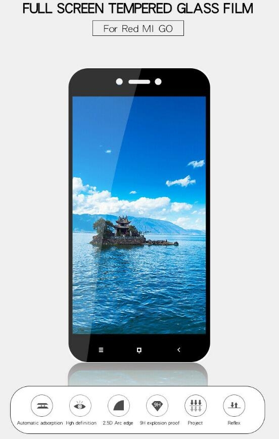 Xiaomi Redmi Go Full Screen Tempered Glass Screen Protector Film