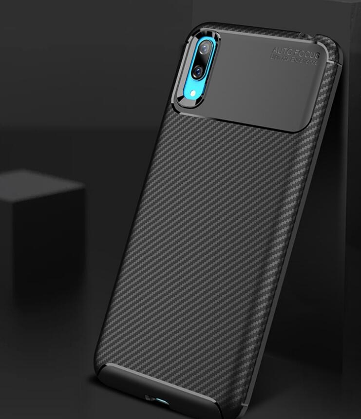 Huawei Y7 Pro 2019 case impact proof rugged case with carbon fiber Huawei Y7 Pro 2019 case impact proof rugged case with carbon fiber