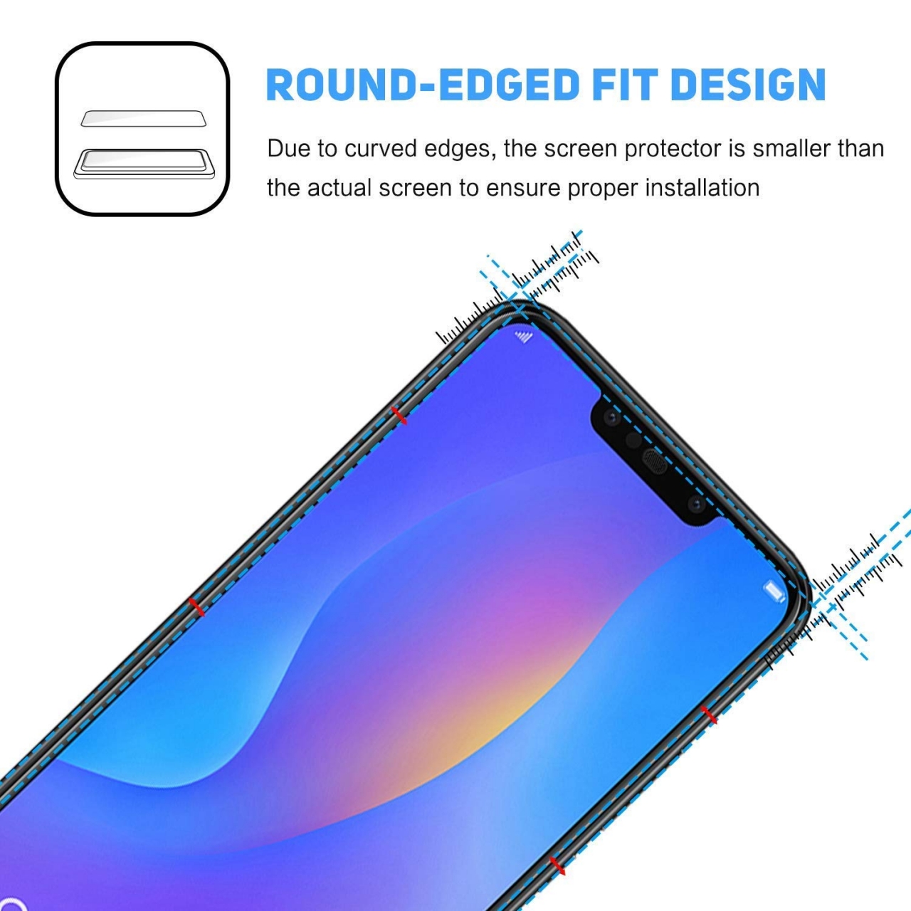 Huawei nova 3i tempered Glass screen Protector Film Huawei nova 3i tempered Glass screen Protector Film