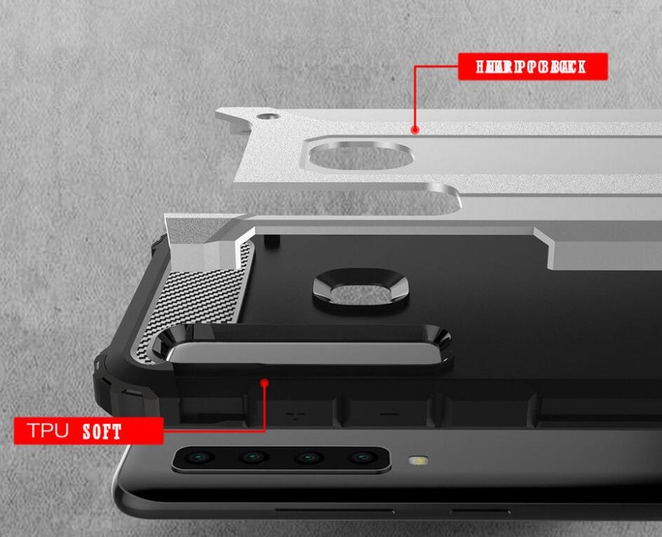 Galaxy A7 2018 Case Armor  Rugged Holster Case