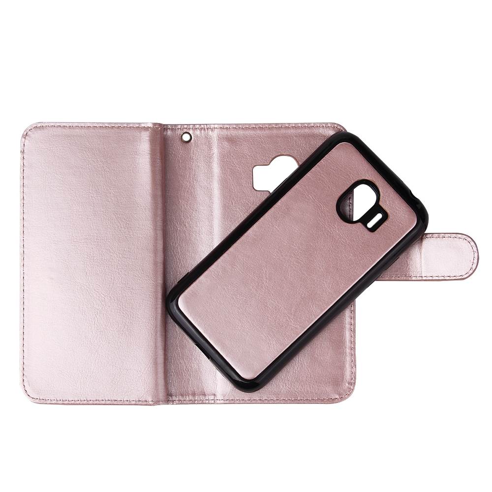 Galaxy J2 PRO Case Double Wallet Leather Case Detachable