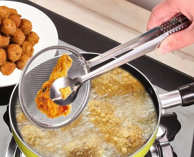 Kitchen Multi-Function Strainers With Clamp Stainless Steel Food Clip Sifter Kitchen Multi-Function Strainers With Clamp Stainless Steel Food Clip Sifter
