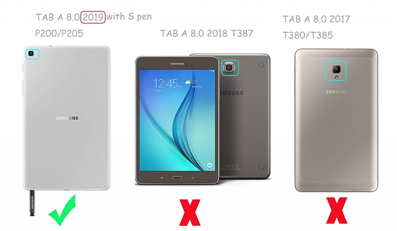 Galaxy TAB A 8 2019 Tempered Glass Screen Protector S PEN