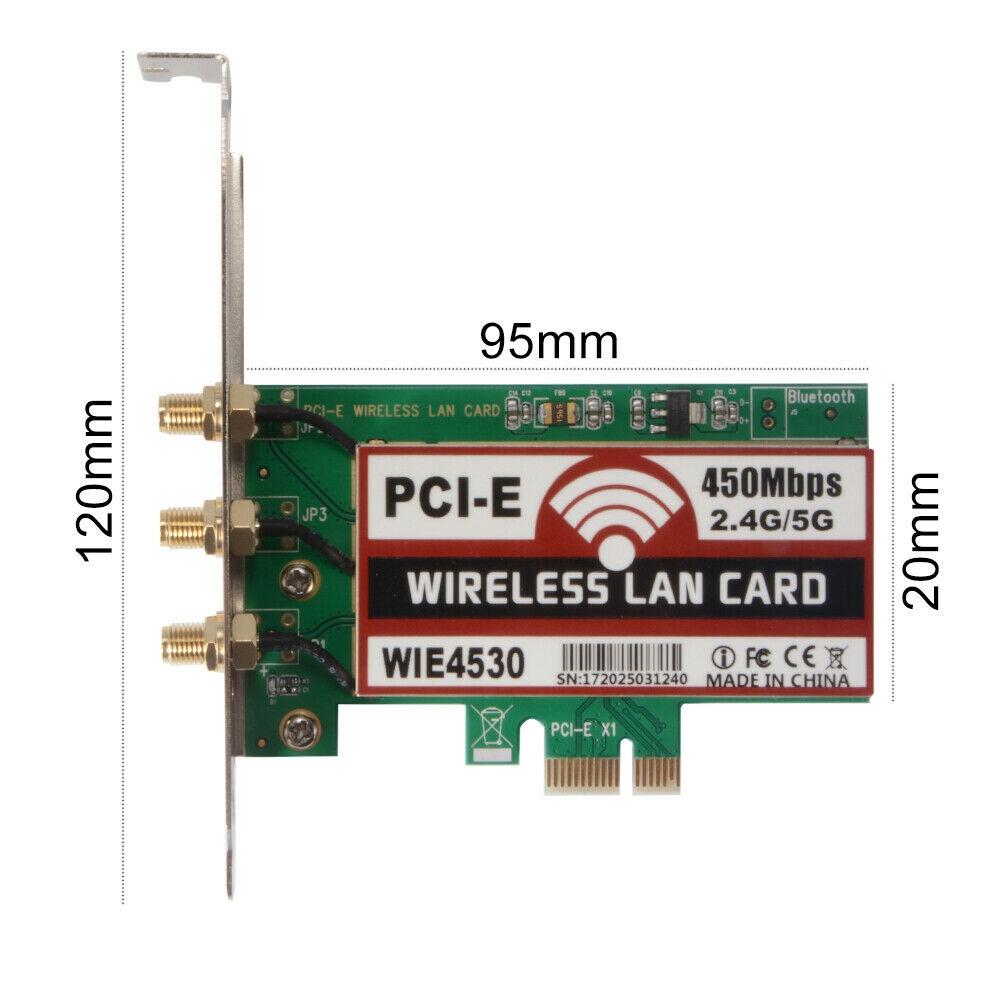 450M 5G Wireless PCI-E WiFi Network Adapter