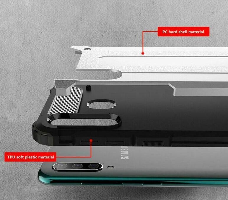 Samsung Galaxy A20 Case Armor Rugged Holster Case