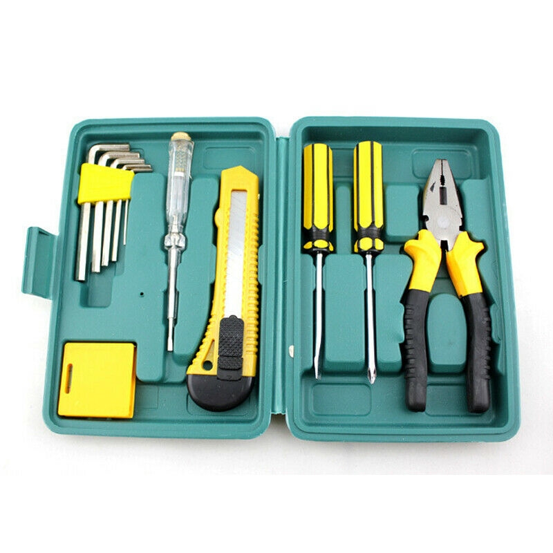 Portable Car 11pcs Hardware Toolbox