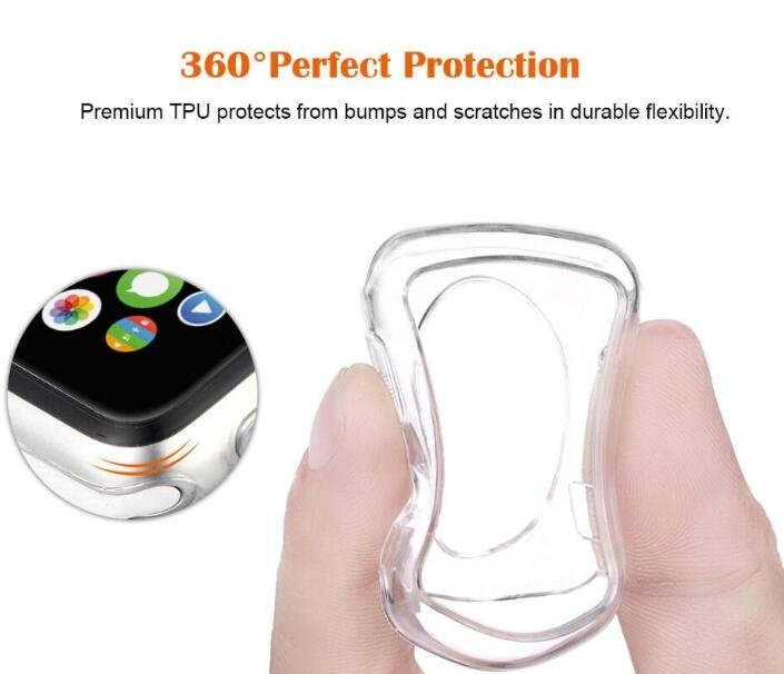 Apple Watch 2/3 iWatch 42mm gel Soft TPU Case