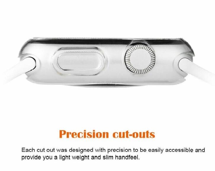 Apple Watch 2/3 iWatch 42mm gel Soft TPU Case