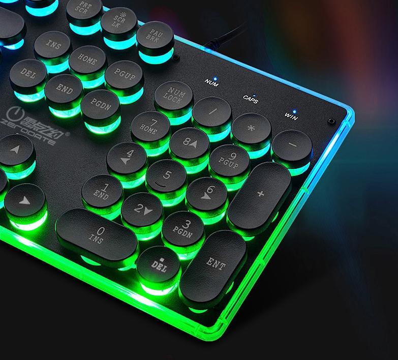 Gaming Keyboard RGB Mechanical Feel USB Wired