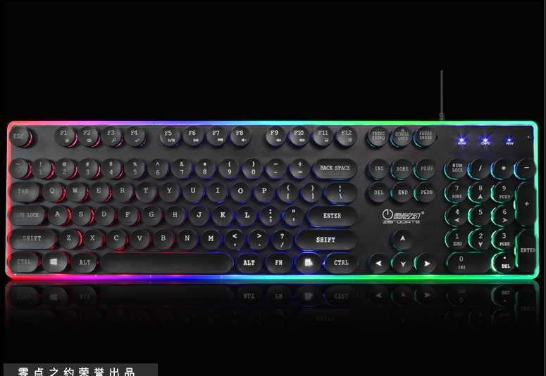 Gaming Keyboard RGB Mechanical Feel USB Wired