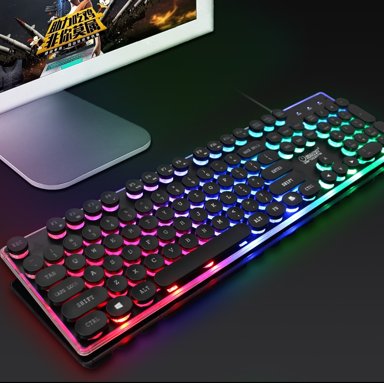 Gaming Keyboard RGB Mechanical Feel USB Wired