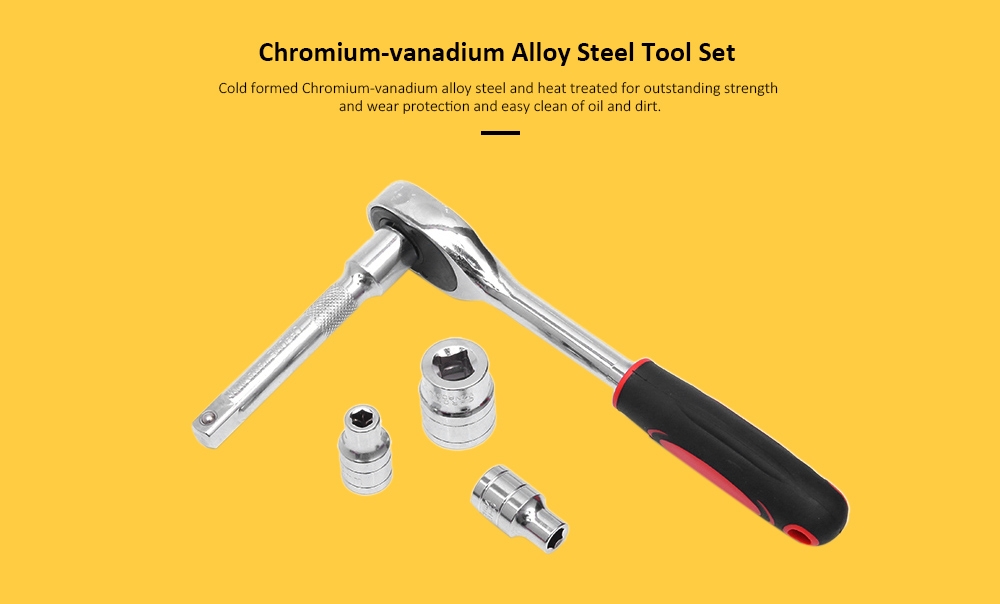 12pcs  SOCKET SET Ratchet Wrench