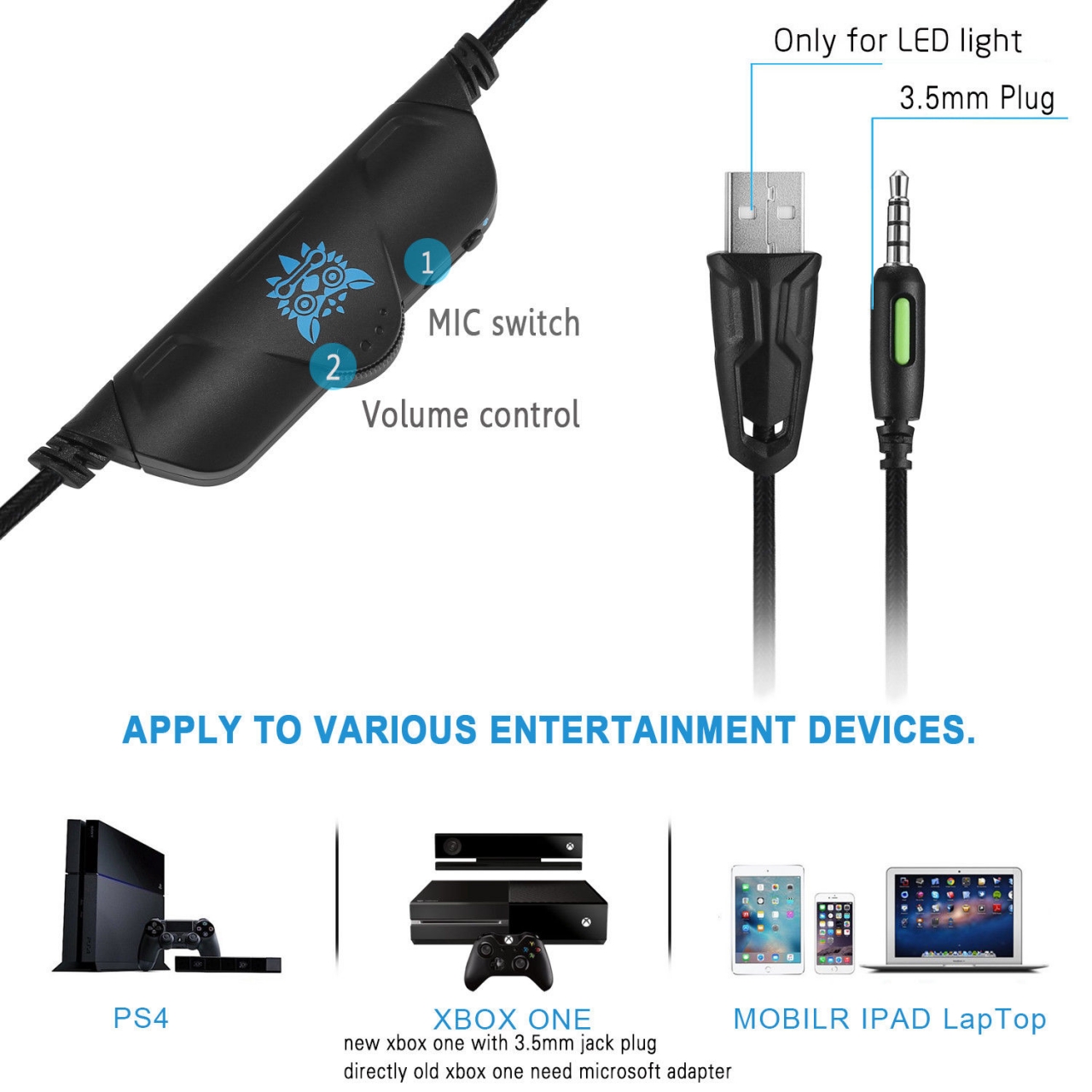 Gaming Headphone ONIKUMA K5 3.5mm