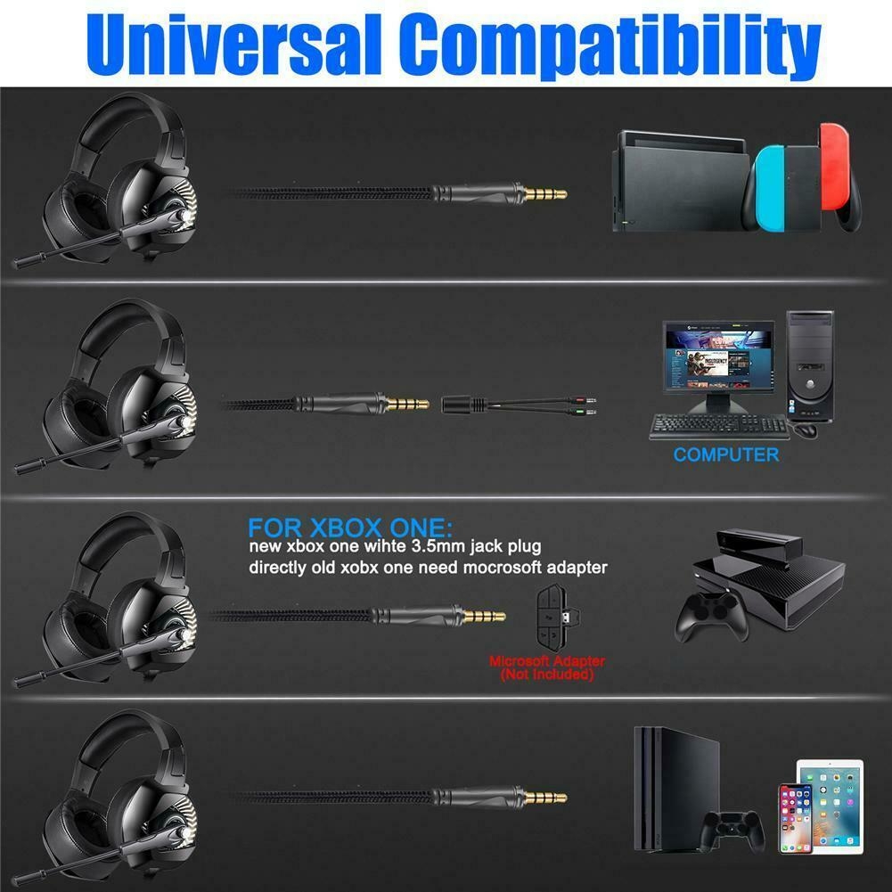 Stereo Gaming Headset Headphone ONIKUMA K6