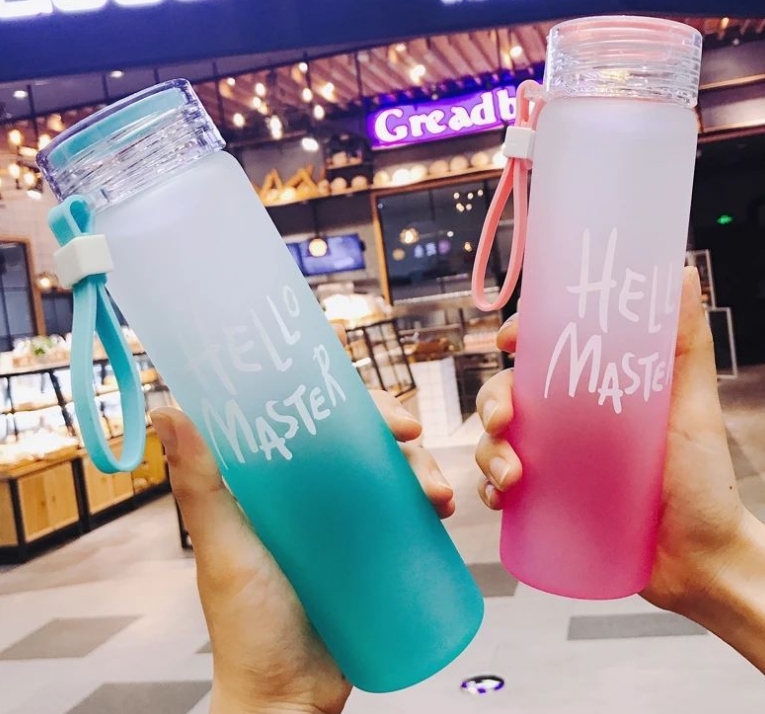 Glass Water Bottle 400 ml