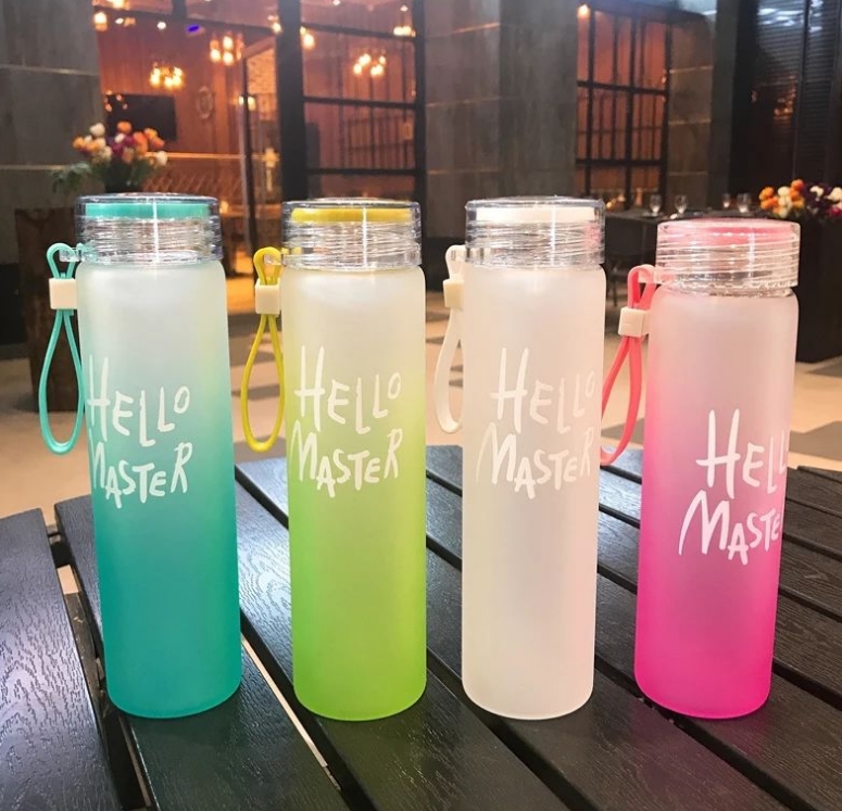 Glass Water Bottle 400 ml