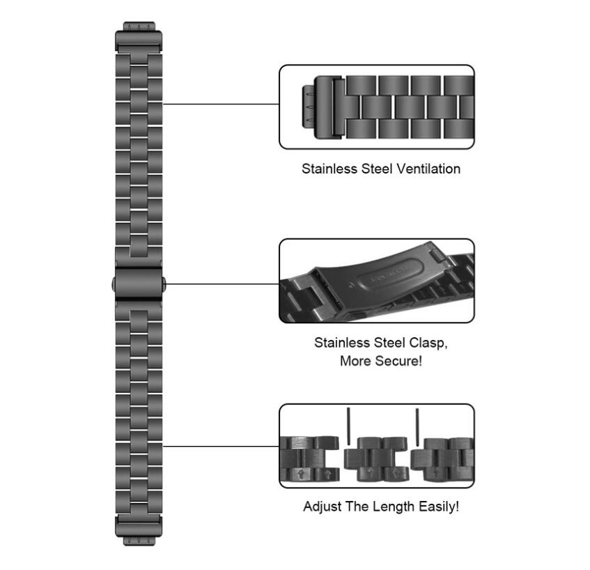 Fitbit Inspire Strap -- Stainless Fitbit Inspire Strap -- Stainless
