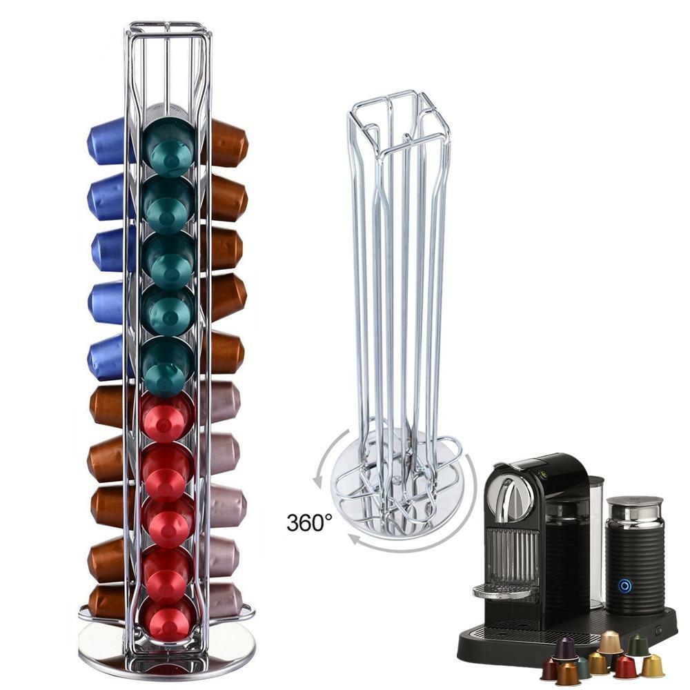 40 Capsule Coffee Pod Holder Tower