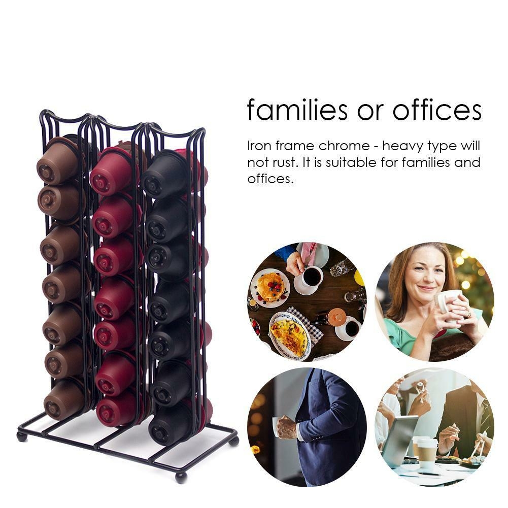 42 Coffee Capsule Pod Holder Stand Rack Storage