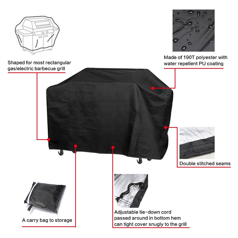 BBQ Cover , BBQ Cover - 145 CM BBQ Cover , BBQ Cover - 145 CM