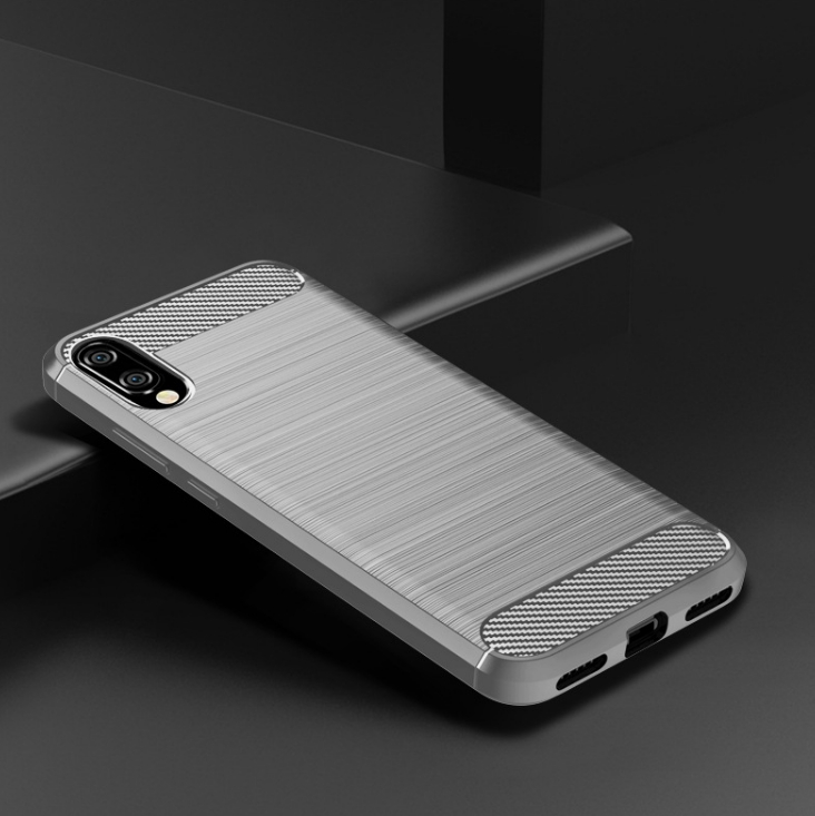 Huawei Y6 Pro 2019 Case Shockproof Carbon Fiber Case
