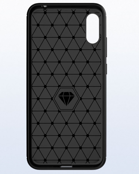 Huawei Y6 Pro 2019 Case Shockproof Carbon Fiber Case