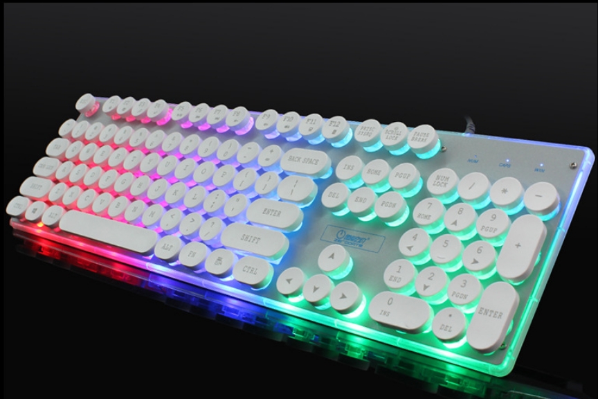 Gaming Keyboard RGB Mechanical Feel USB Wired