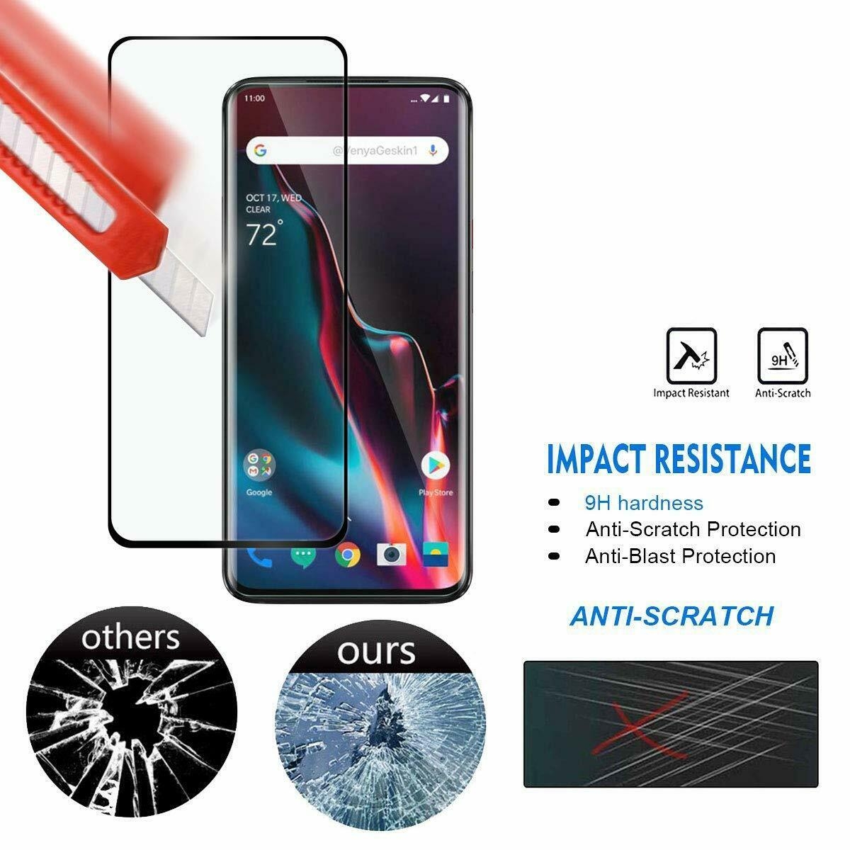 Oneplus 7 Pro Tempered Glass Full Screen Protector 3D