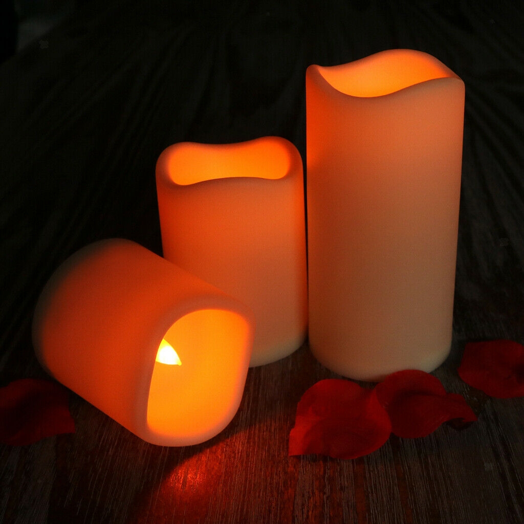 LED Candles 3PCS with Remote Control Flameless