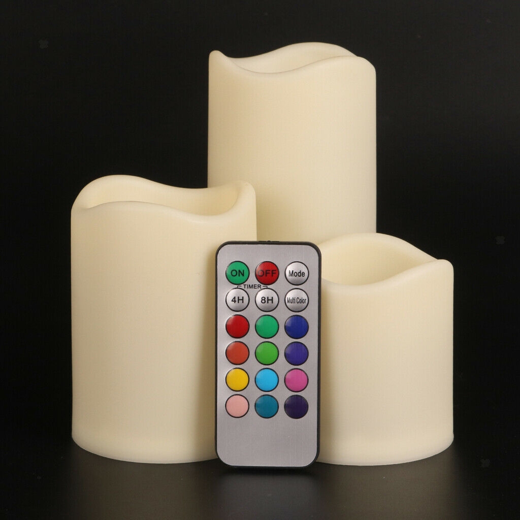 LED Candles 3PCS with Remote Control Flameless