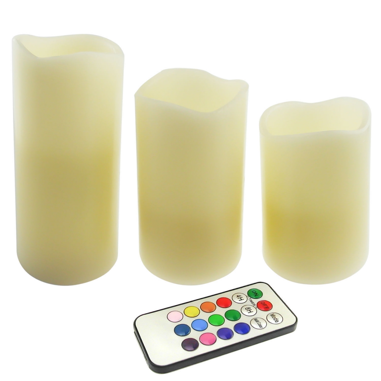 LED Candles 3PCS with Remote Control Flameless