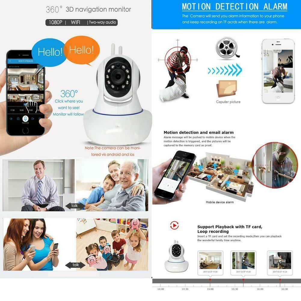 Wifi IP Security Camera CCTV 720P
